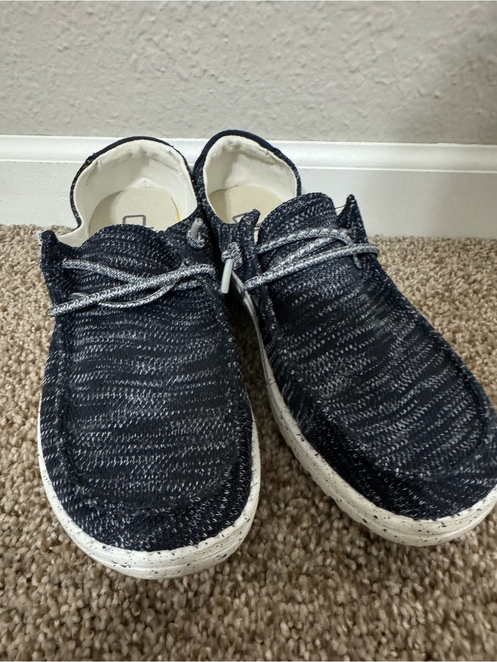 HeyDude Women Wendy Sox Navy shoes